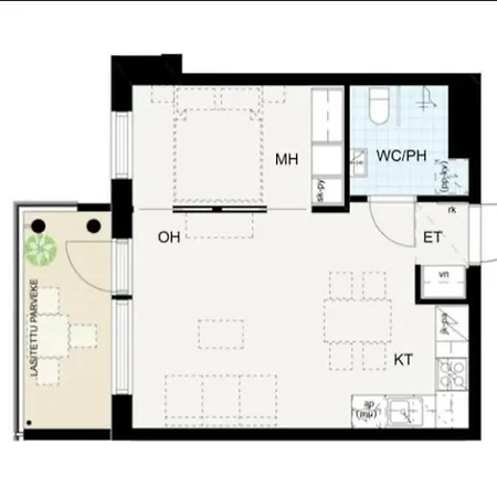 Tasokas Ja Viihtyisae Huoneisto! *